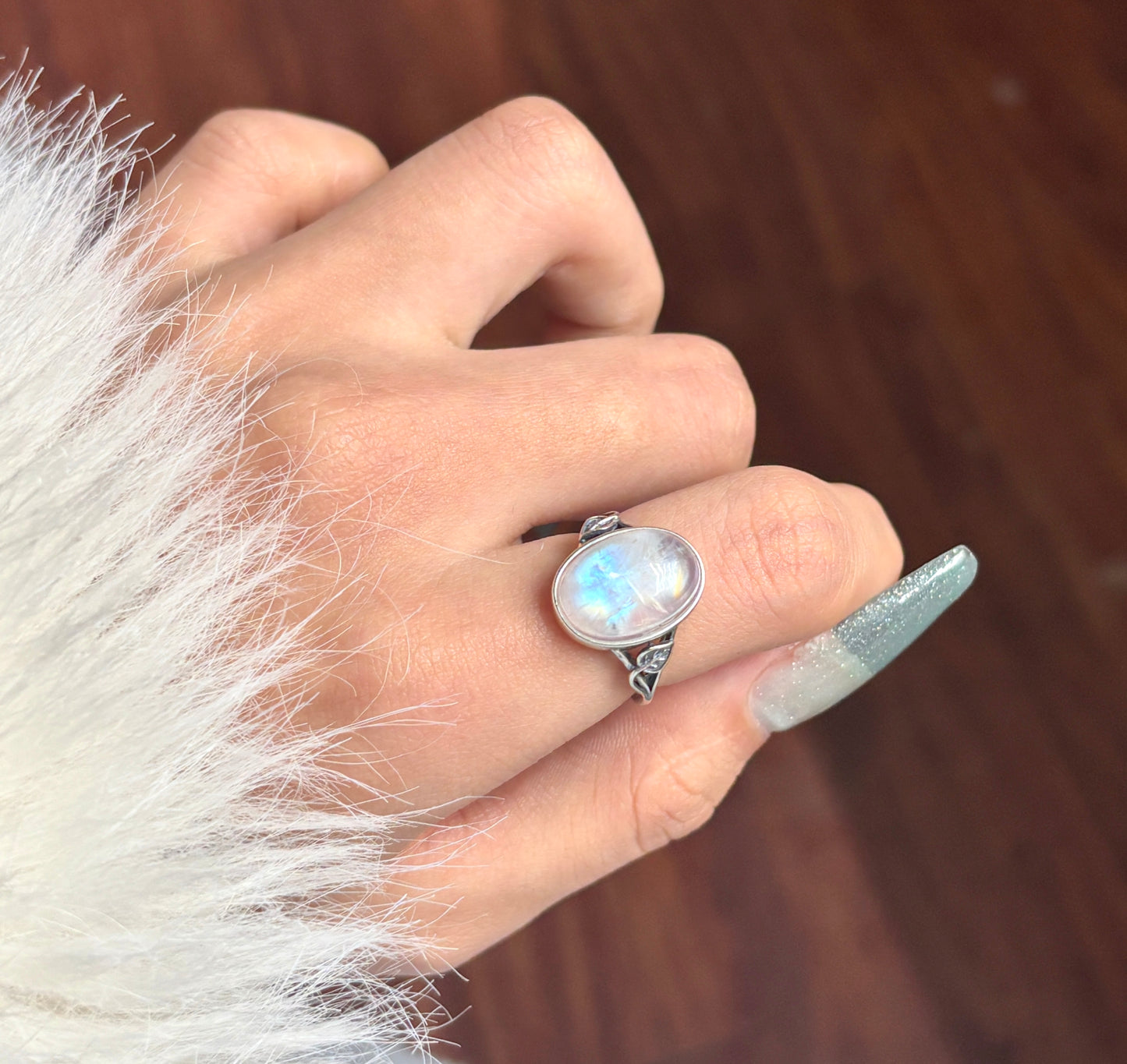 moonstone ring s925