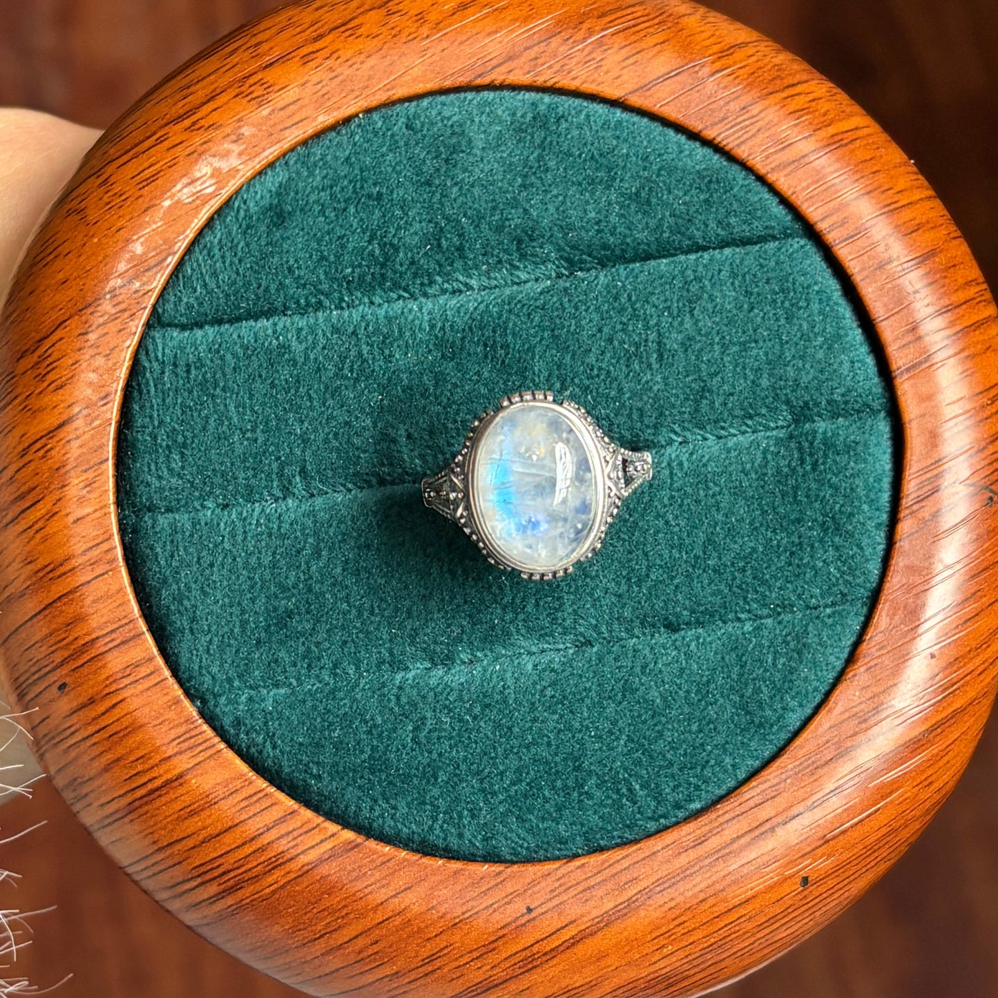 Moonstone ring s925