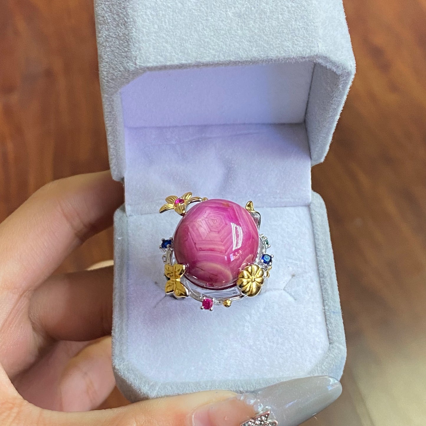 star ruby sliver s925 ring