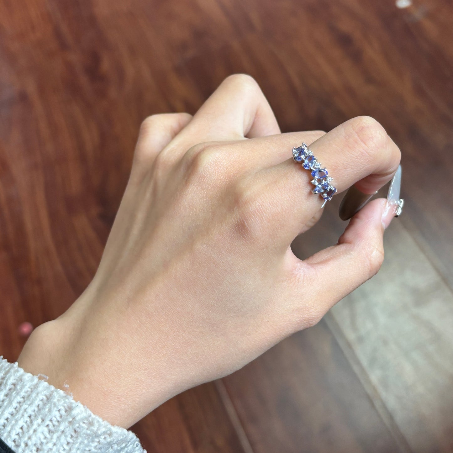 Tanzanite ring s925