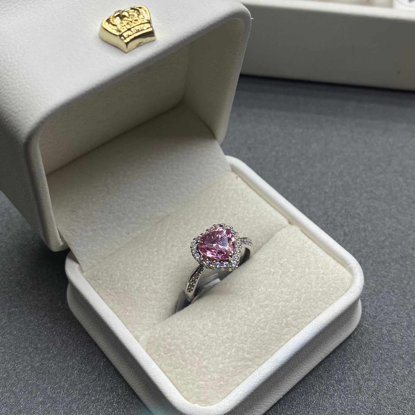 2 carat moissanite ring