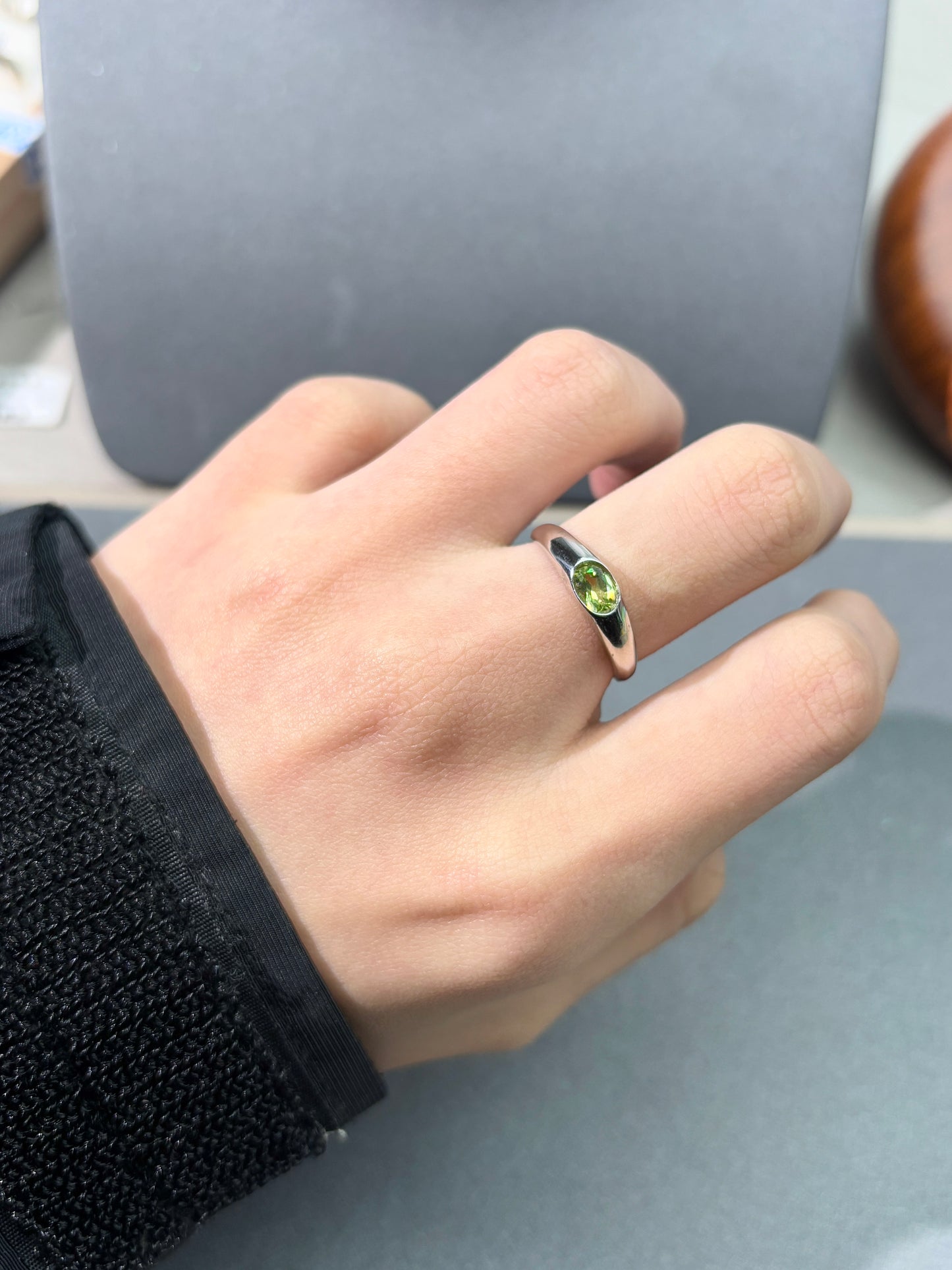 Peridot ring