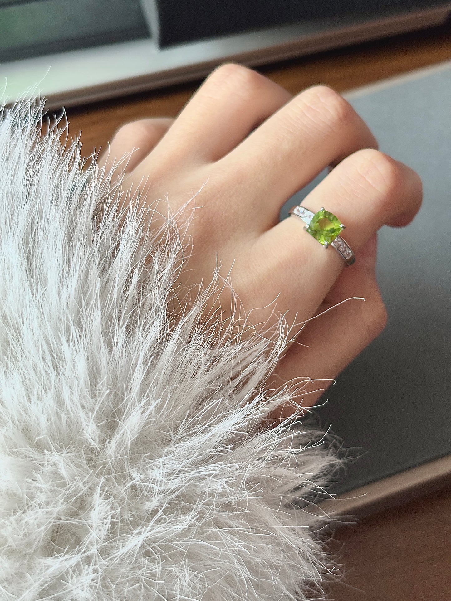 Peridot ring