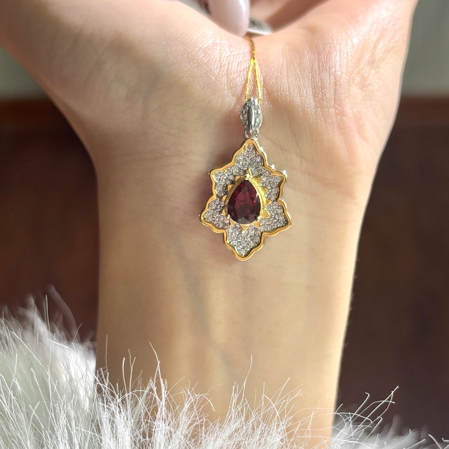 Garnet pendant