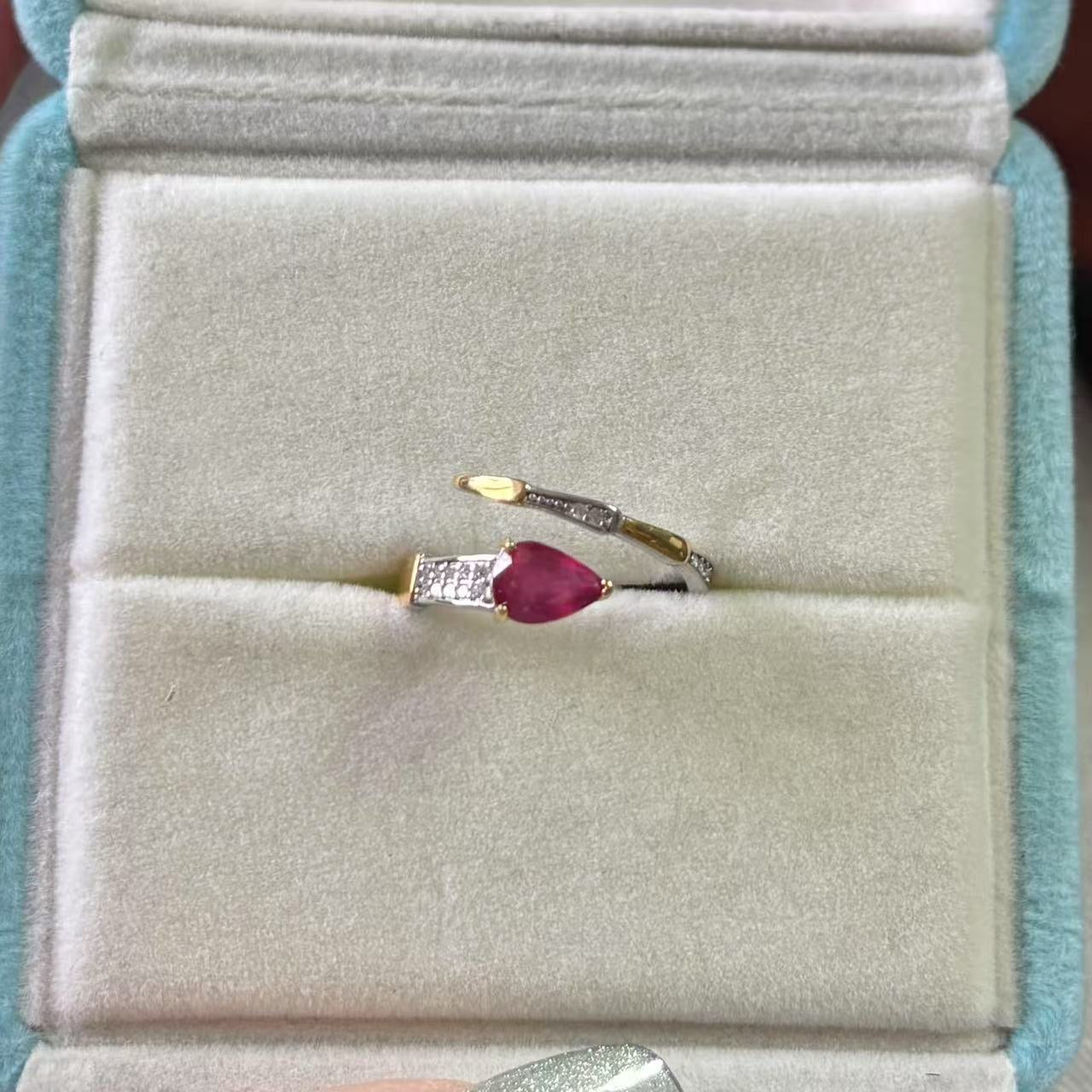 Ruby ring s 925