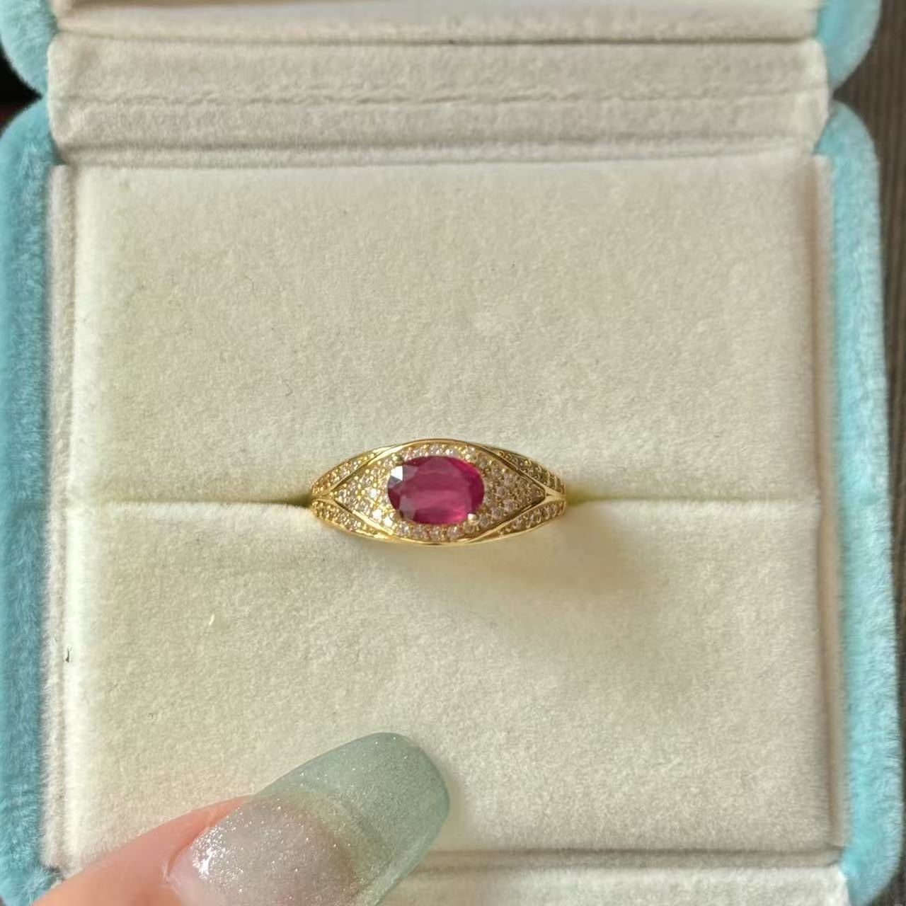 Ruby ring s 925