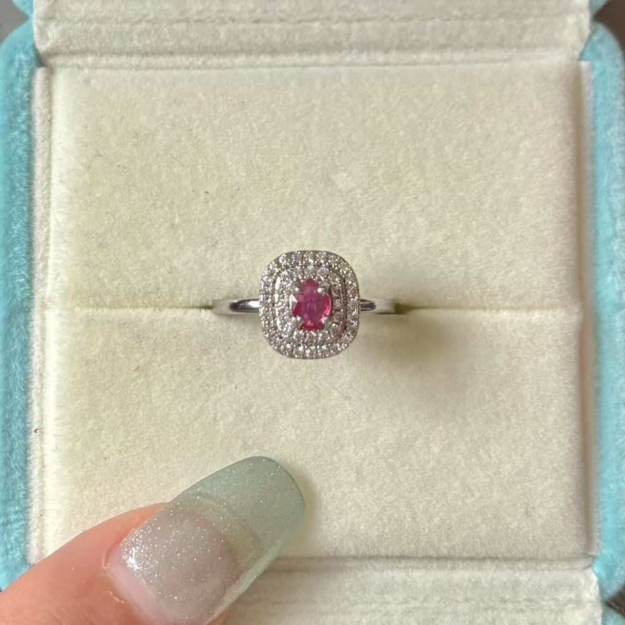 Ruby ring s 925