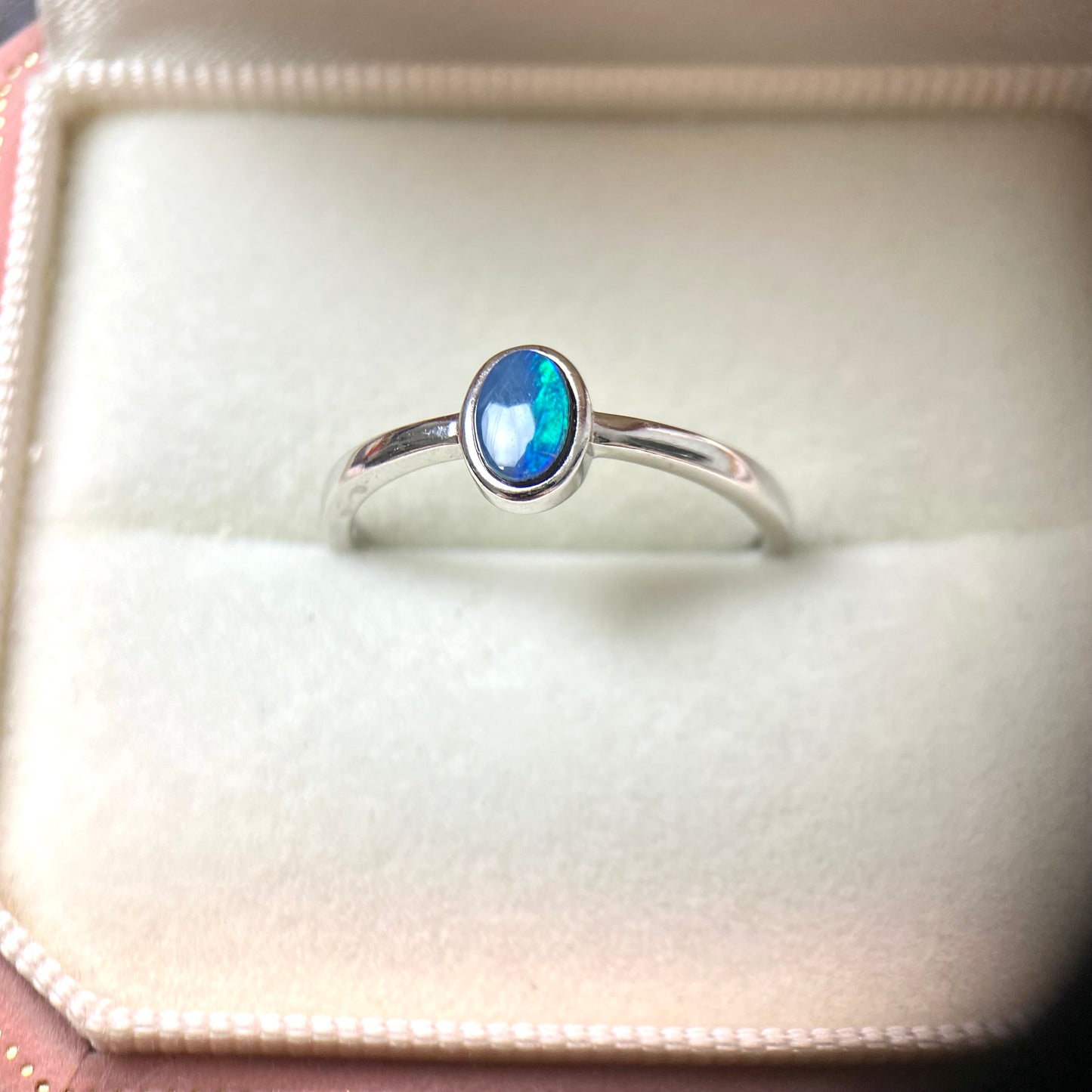 Australia opal S925 ring