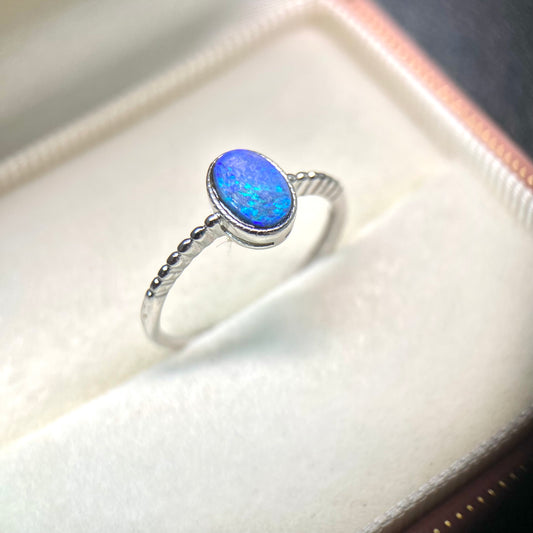 Australia opal ring S925 002