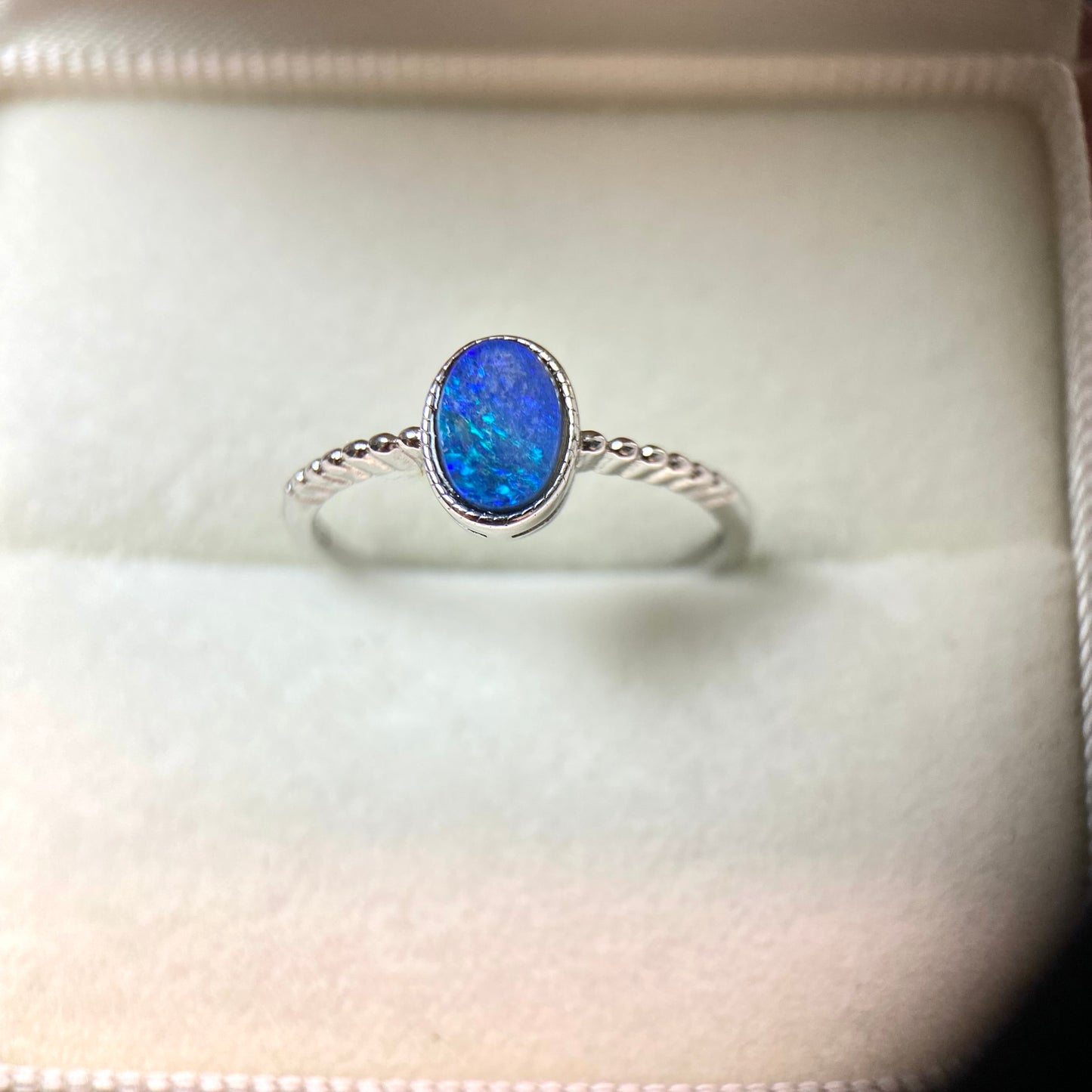 Australia opal ring S925 002