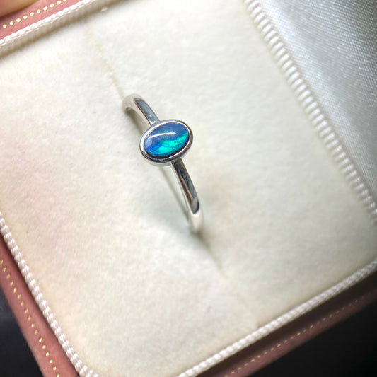 Australia opal S925 ring