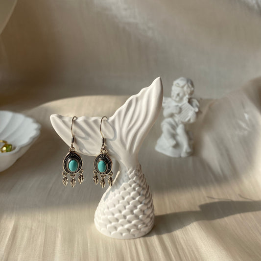 ES002 silver turquoise earring