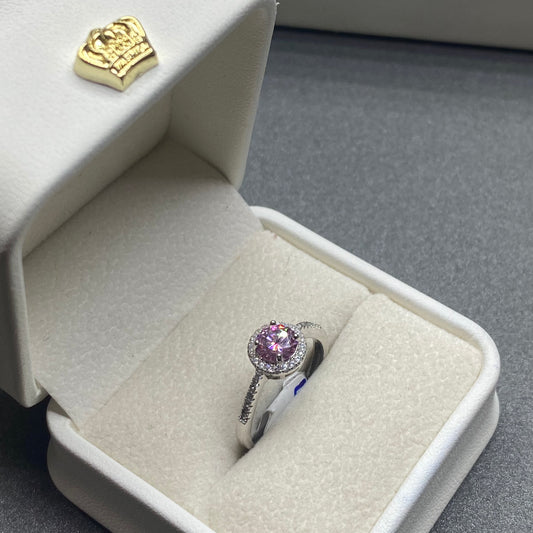 1 carat moissanite ring