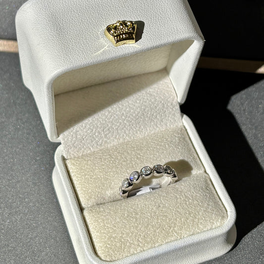 Moissanite ring