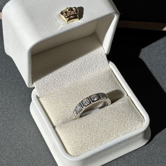 Moissanite ring