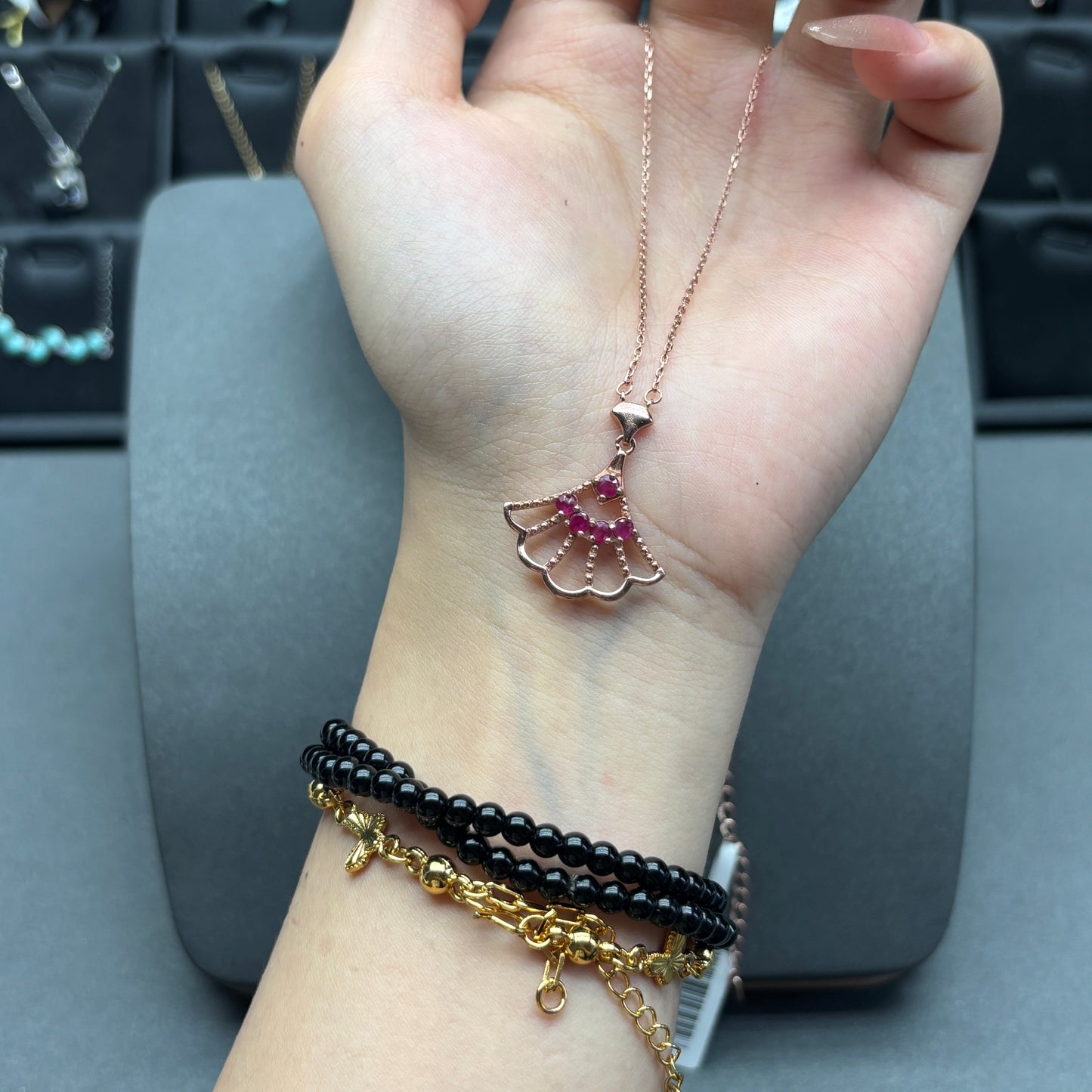Natural gemstone Ruby pendant