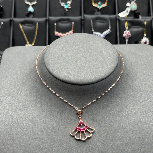 Natural gemstone Ruby pendant