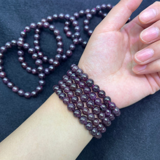Garnet bracelets